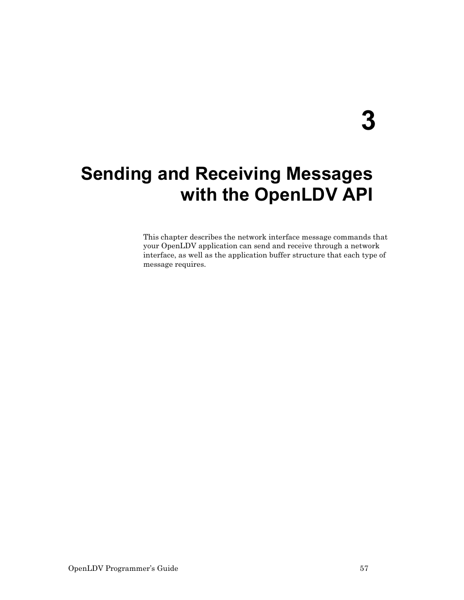 Sending/receiving messages with the openldv api, 3, sending and receiving messages with the, Openldv api | Echelon OpenLDV User Manual | Page 65 / 194