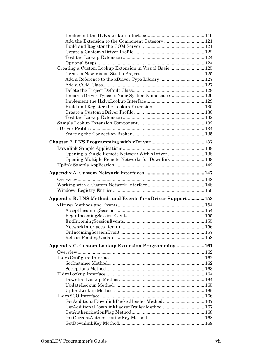 Echelon OpenLDV User Manual | Page 7 / 194