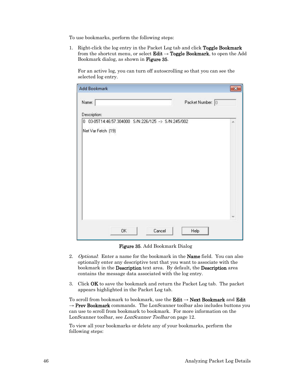 Echelon LonScanner FX Protocol Analyzer User Manual | Page 52 / 75