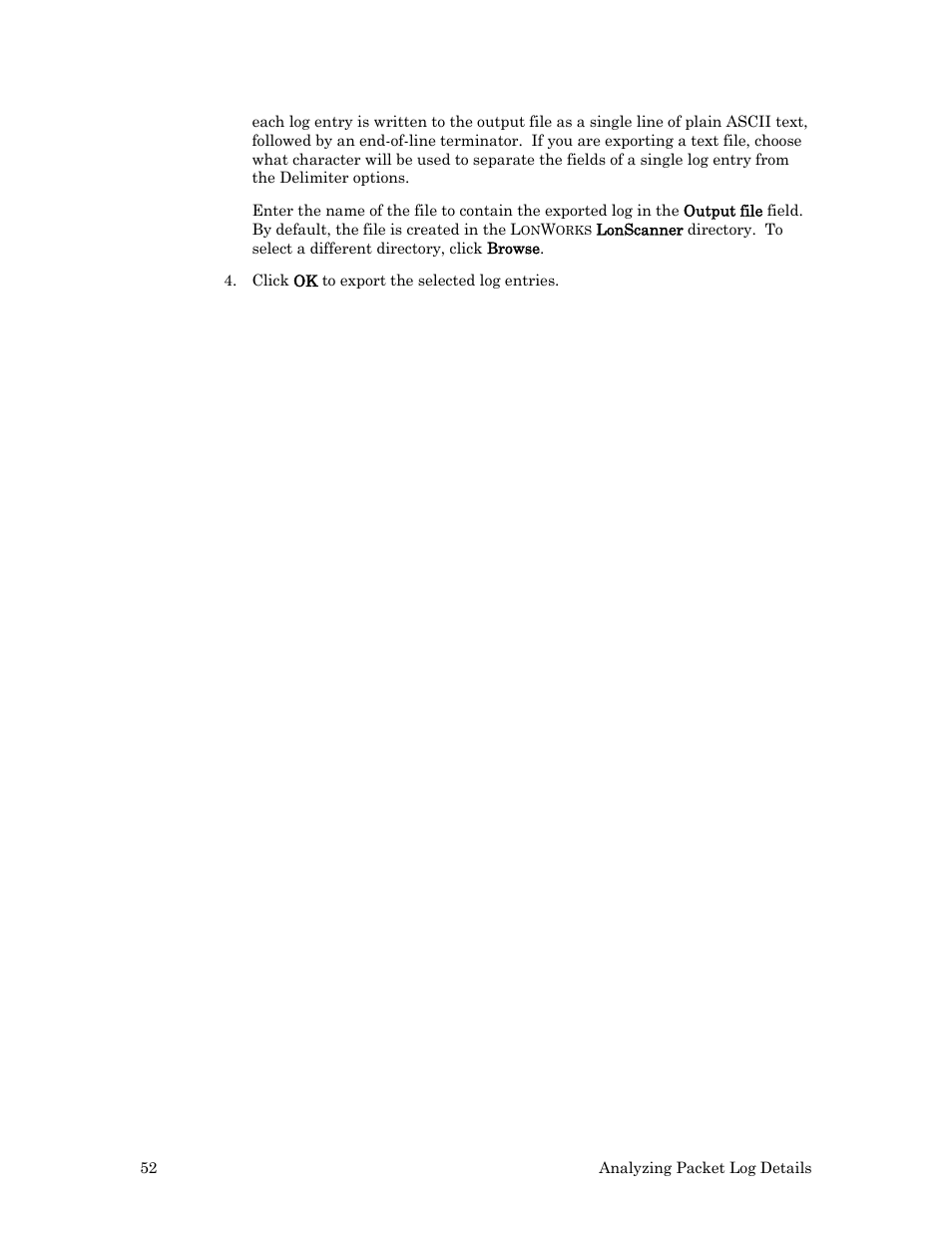 Echelon LonScanner FX Protocol Analyzer User Manual | Page 58 / 75