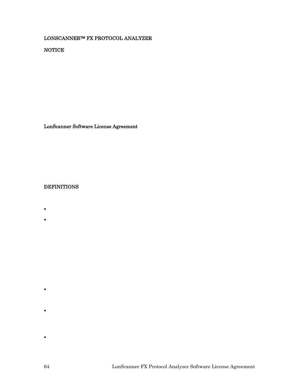 Echelon LonScanner FX Protocol Analyzer User Manual | Page 70 / 75