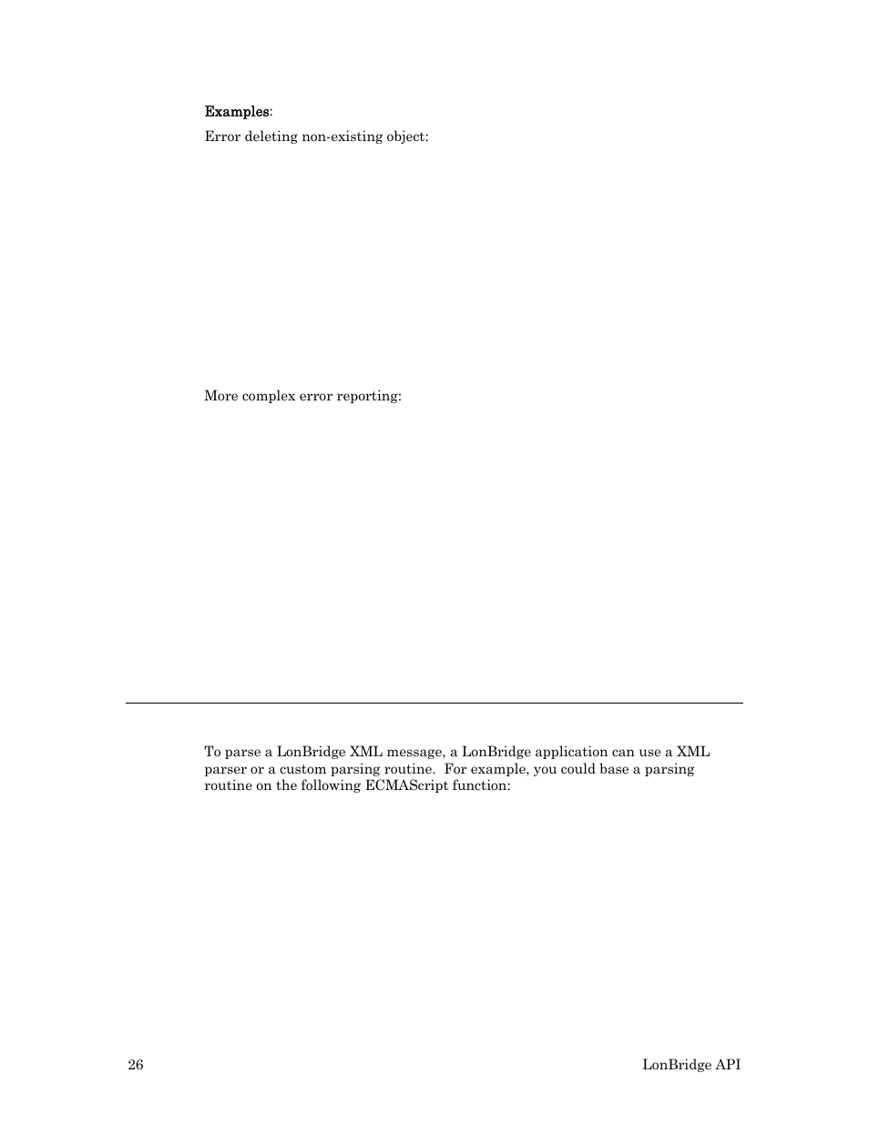 Parsing a lonbridge xml message | Echelon LonBridg Server User Manual | Page 32 / 67