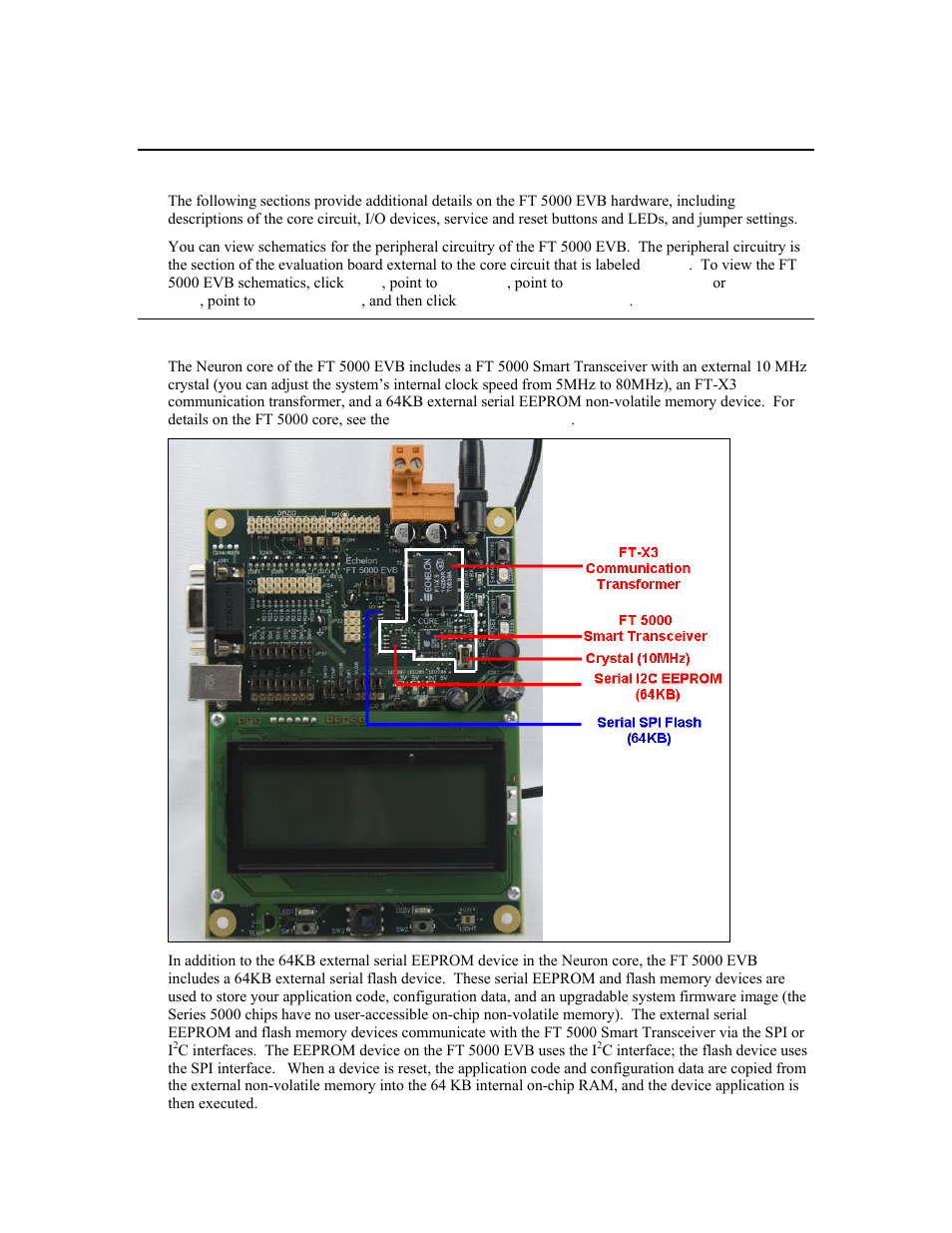 Introduction to ft 5000 evb hardware details, Neuron core | Echelon FT 5000 EVB User Manual | Page 14 / 36