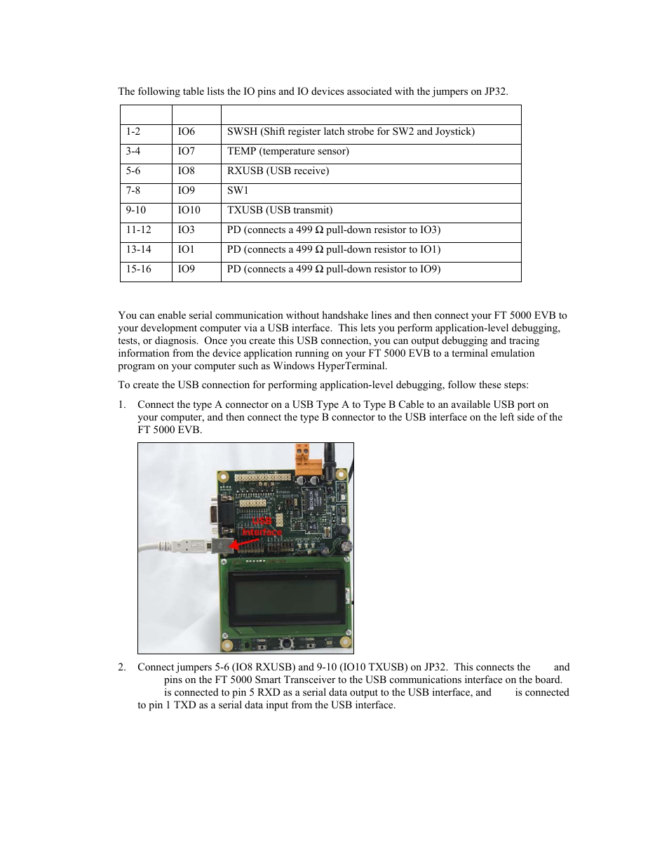 Connecting the usb interface | Echelon FT 5000 EVB User Manual | Page 25 / 36