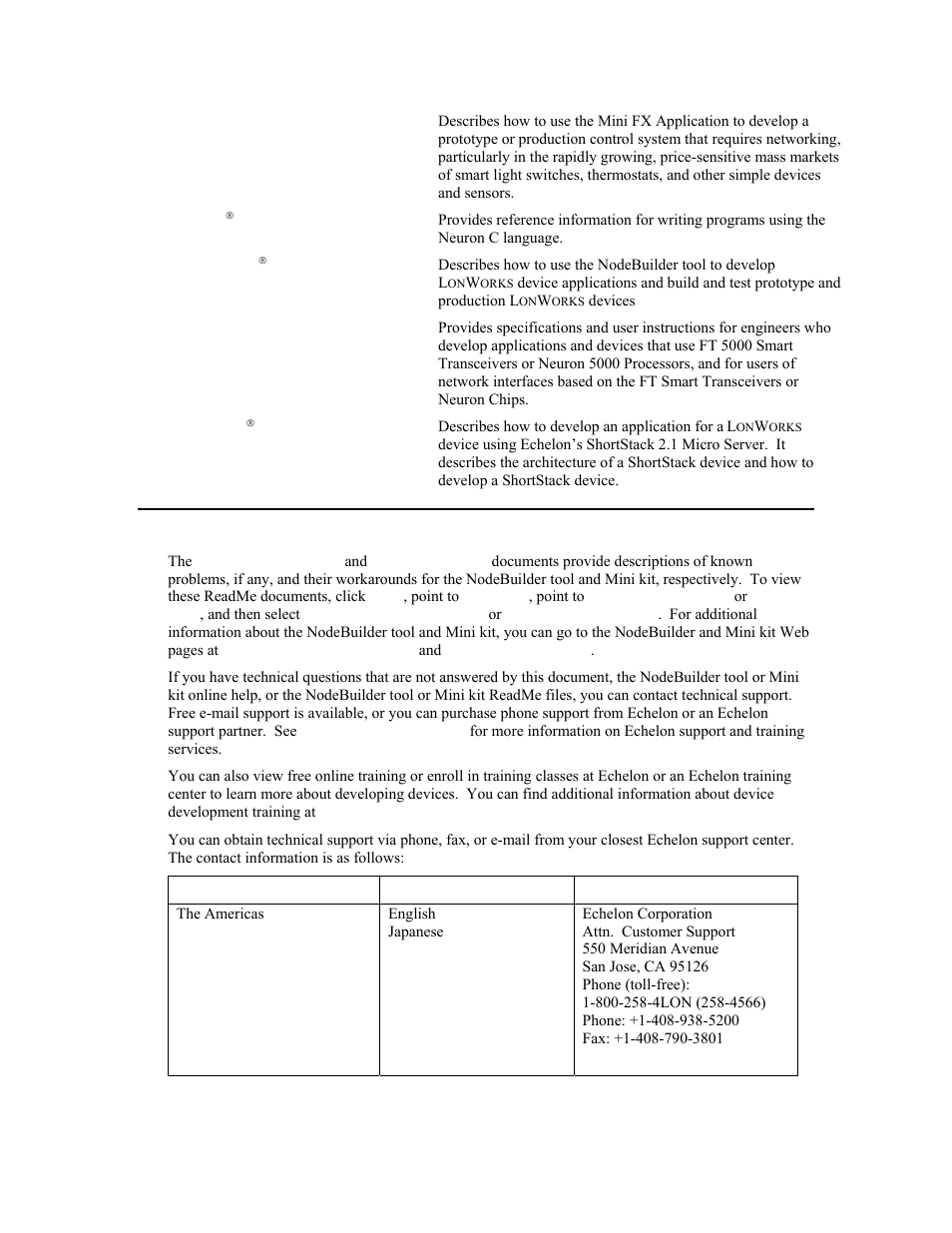 For more information and technical support | Echelon FT 5000 EVB User Manual | Page 7 / 36