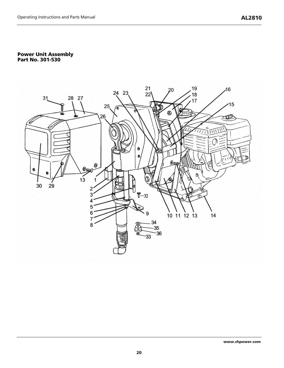 Campbell Hausfeld QUADRAFLOW AL2810 User Manual | Page 20 / 32