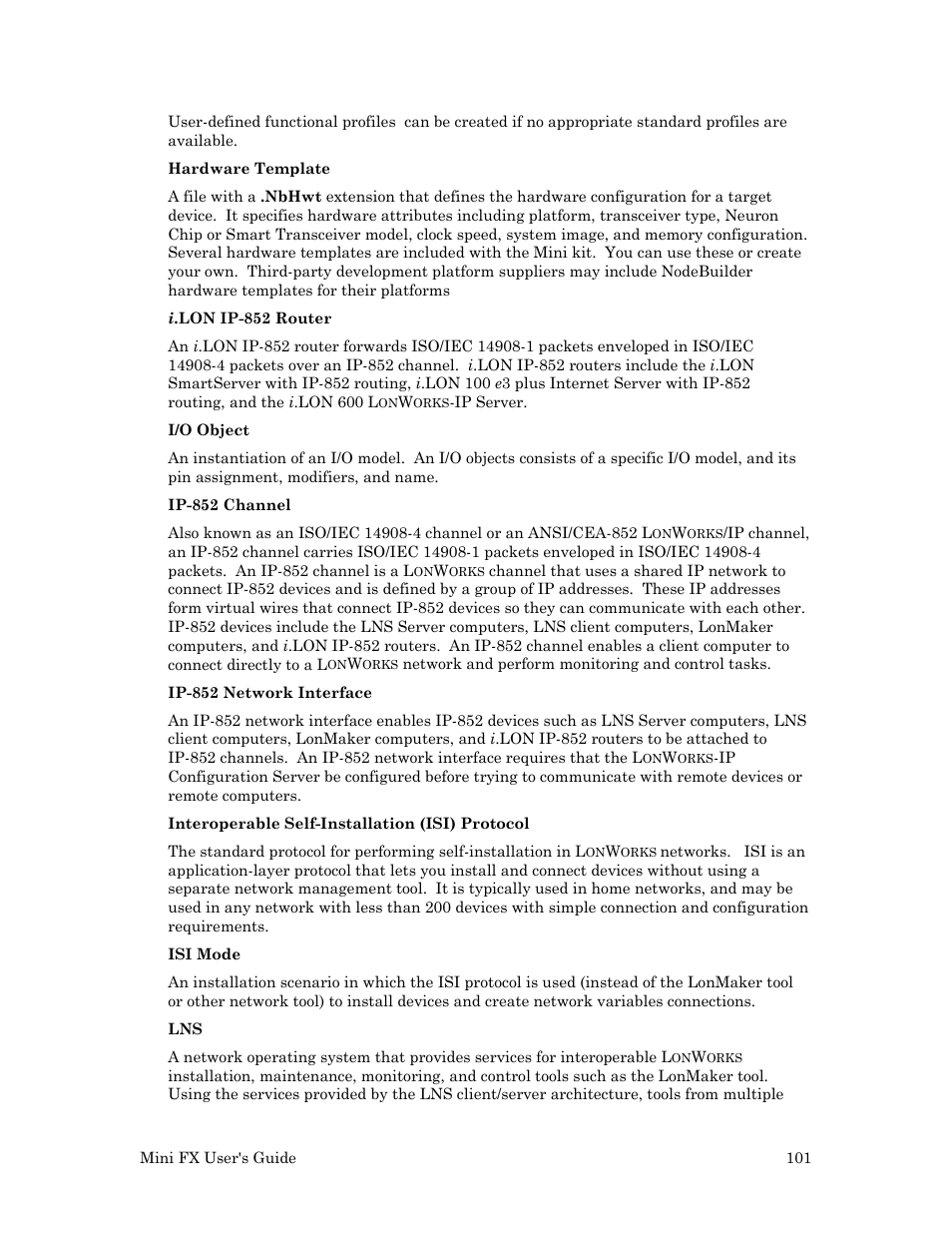 Echelon Mini FX User Manual | Page 114 / 139