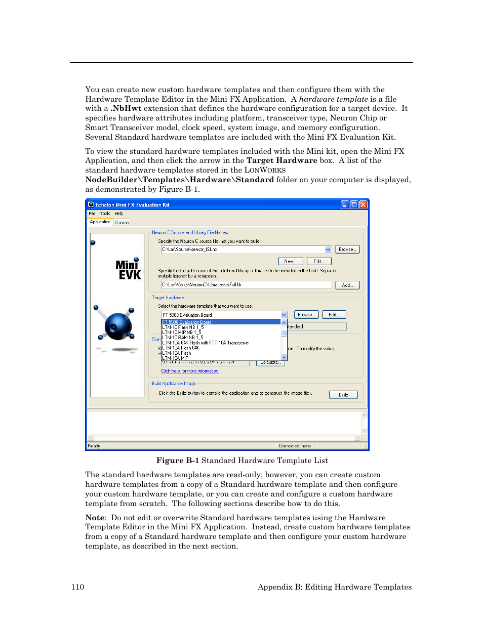 Using hardware templates | Echelon Mini FX User Manual | Page 123 / 139