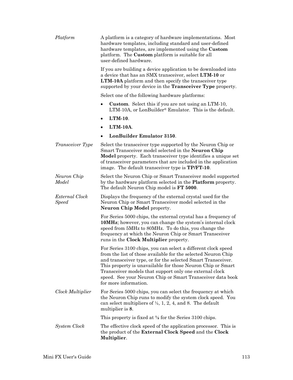 Echelon Mini FX User Manual | Page 126 / 139
