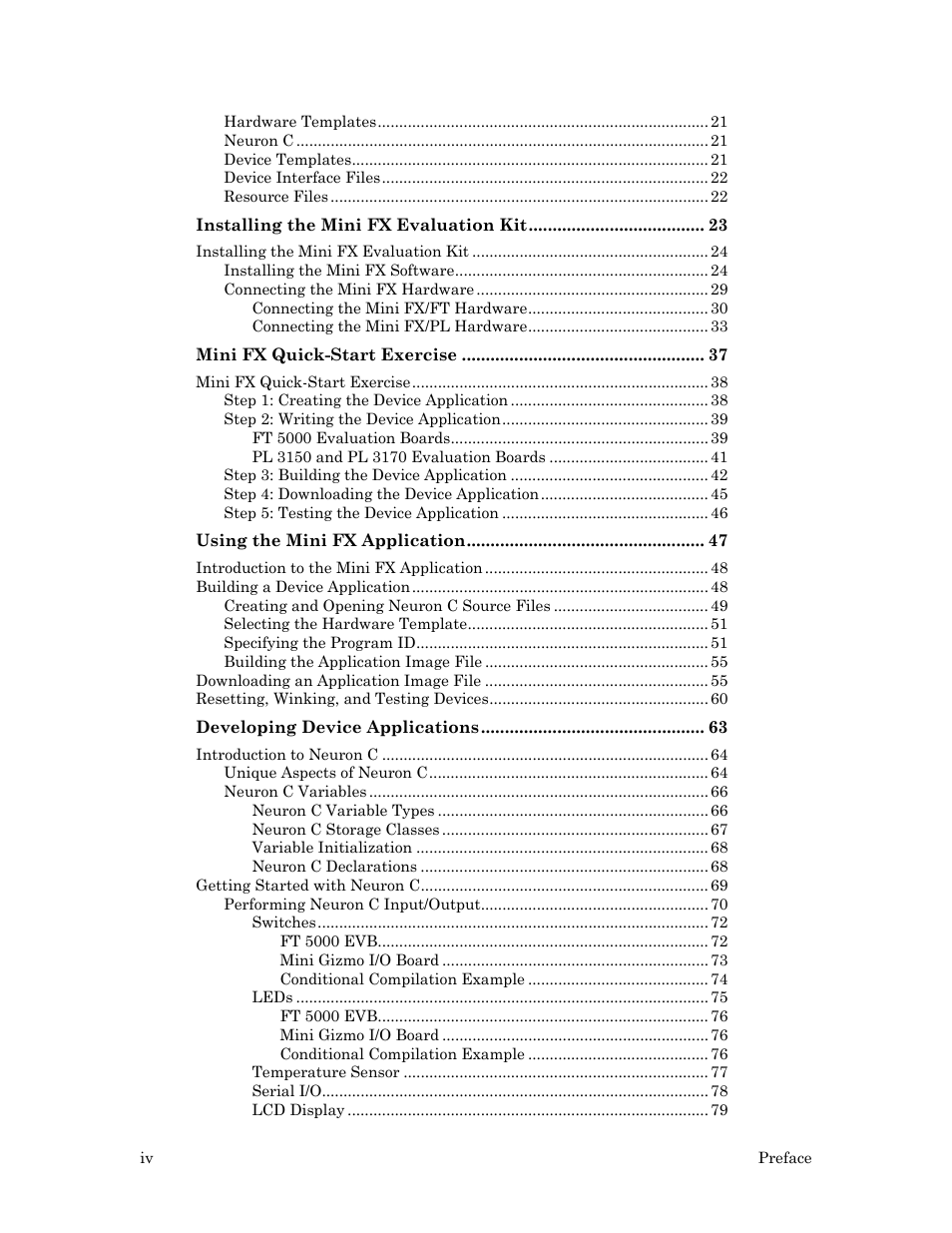 Echelon Mini FX User Manual | Page 5 / 139