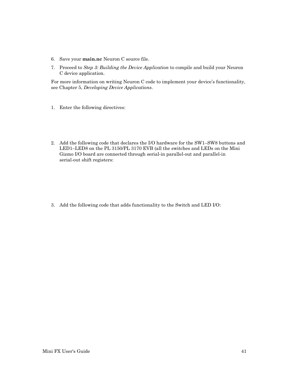 Pl 3150 and pl 3170 evaluation boards | Echelon Mini FX User Manual | Page 54 / 139