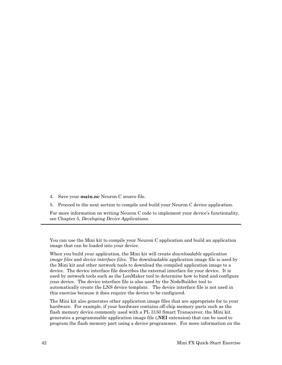 Step 3: building the device application | Echelon Mini FX User Manual | Page 55 / 139