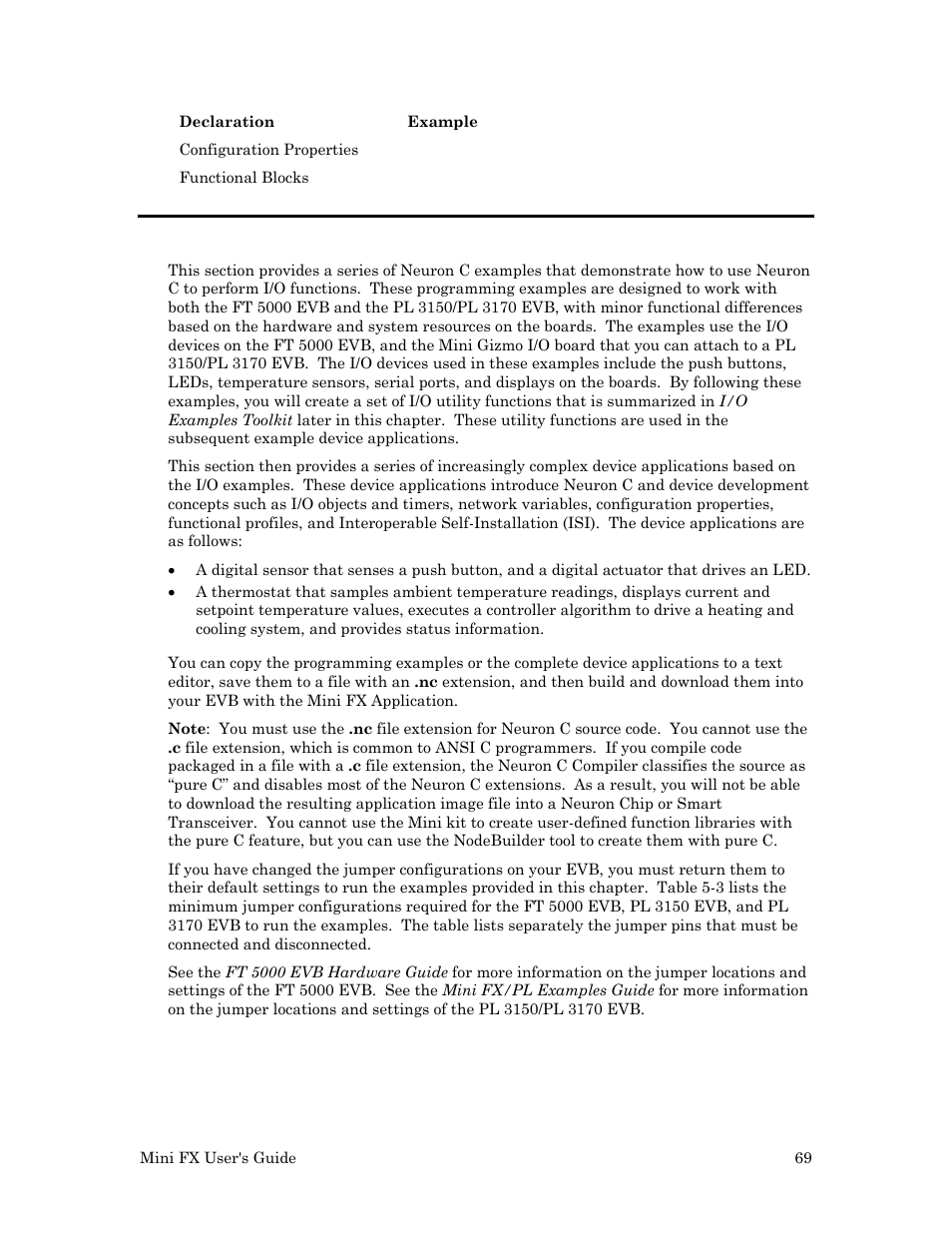 Getting started with neuron c | Echelon Mini FX User Manual | Page 82 / 139