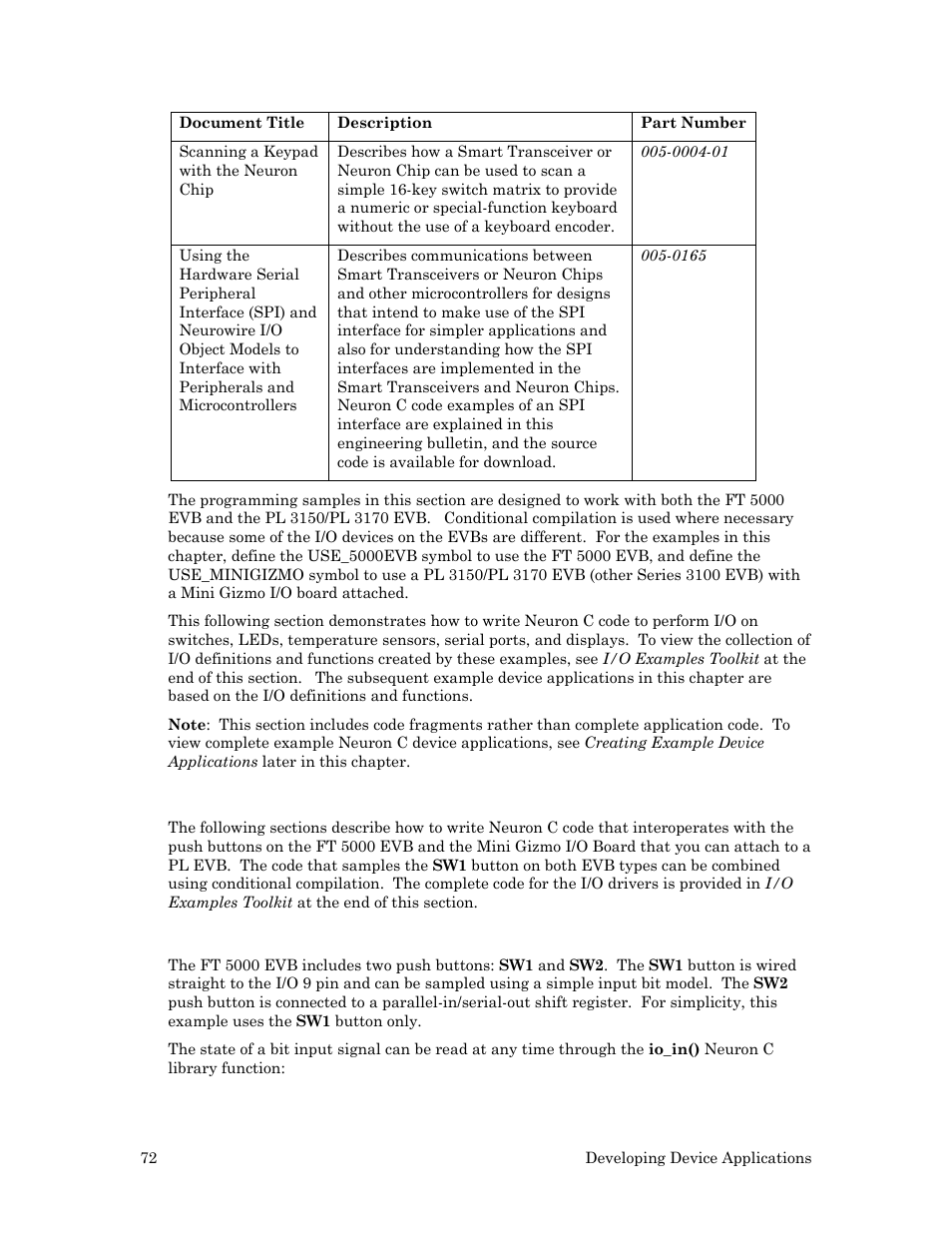 Switches, Ft 5000 evb | Echelon Mini FX User Manual | Page 85 / 139