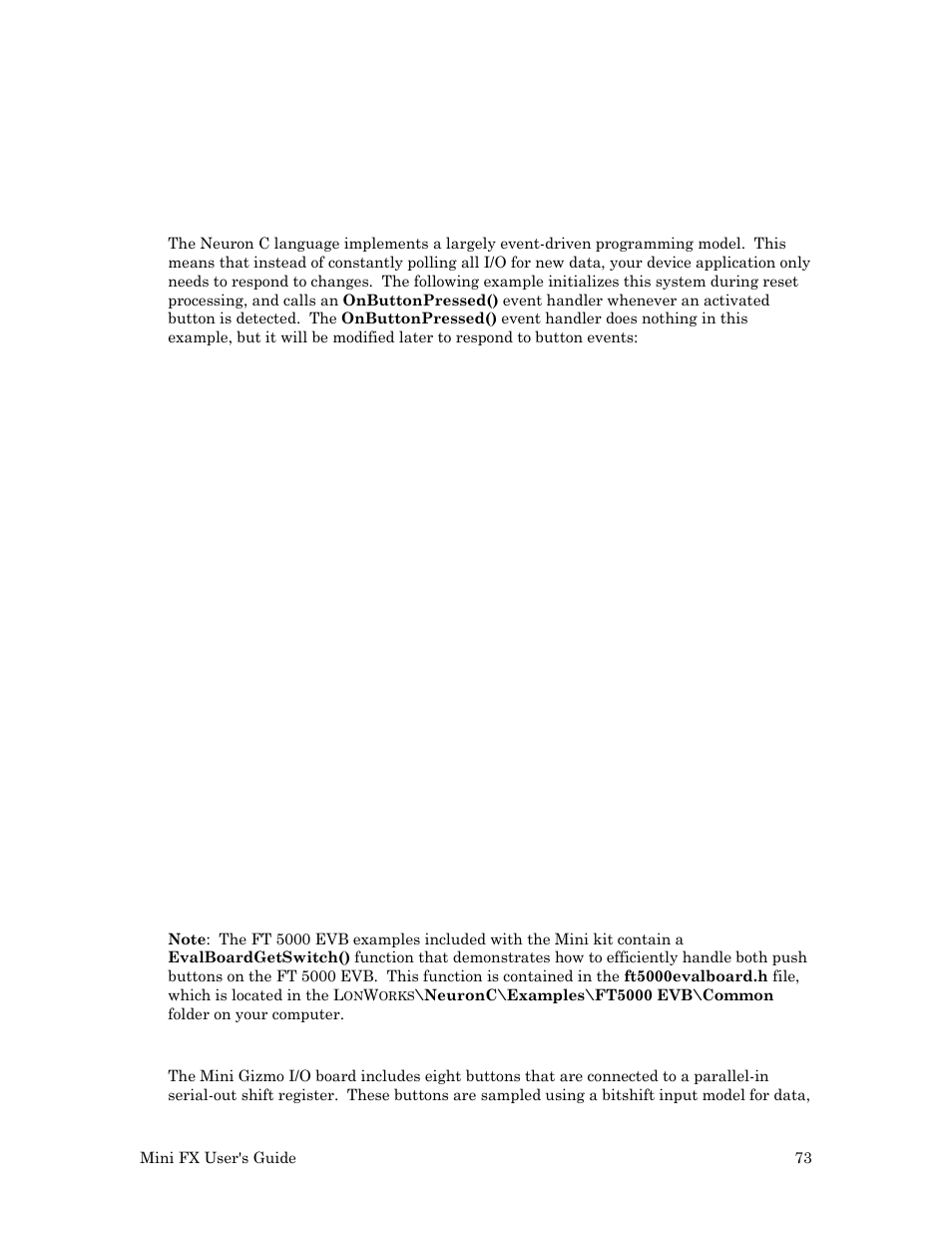 Mini gizmo i/o board | Echelon Mini FX User Manual | Page 86 / 139