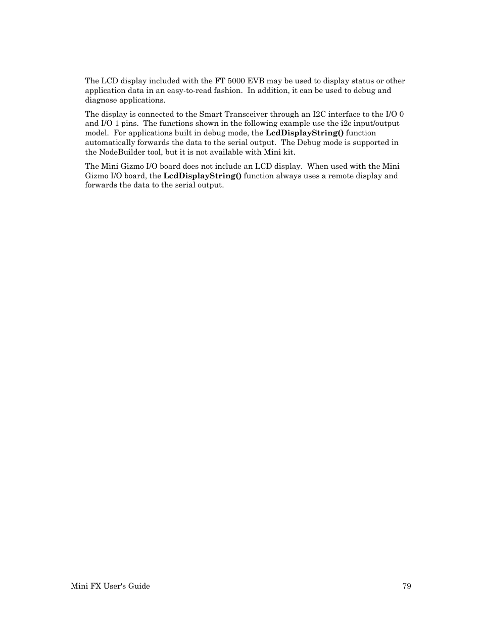Lcd display | Echelon Mini FX User Manual | Page 92 / 139
