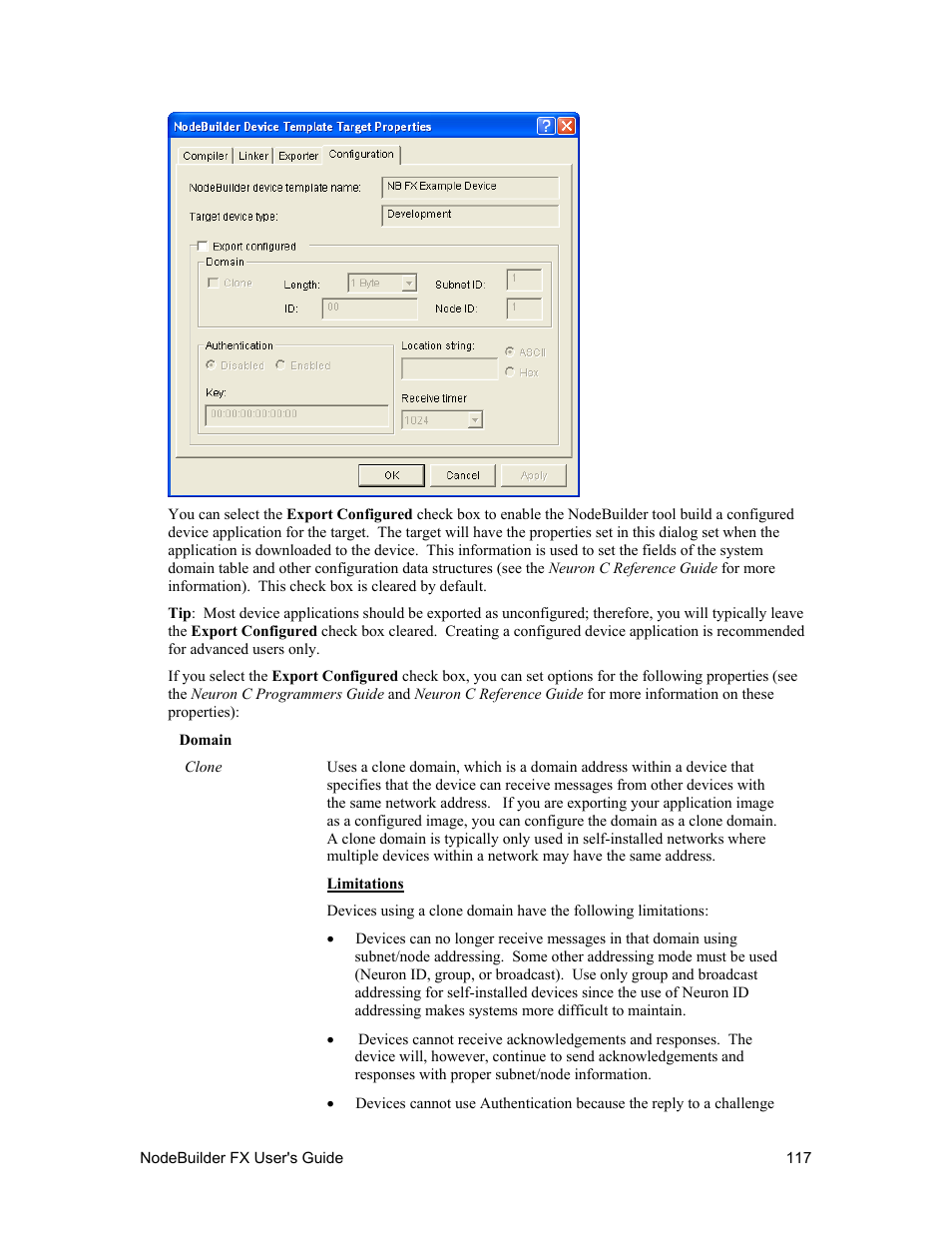 Echelon NodeBuilder FX User Manual | Page 131 / 300