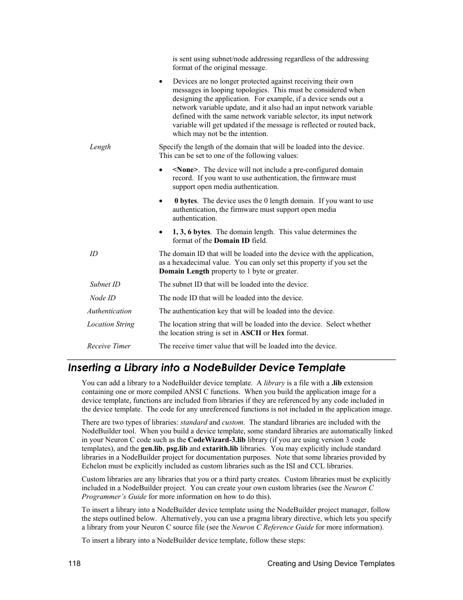 Echelon NodeBuilder FX User Manual | Page 132 / 300