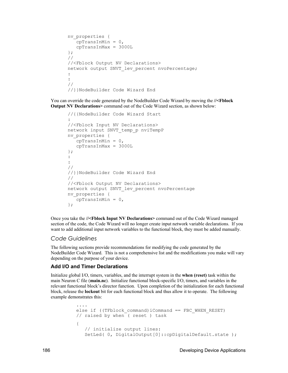 Echelon NodeBuilder FX User Manual | Page 200 / 300