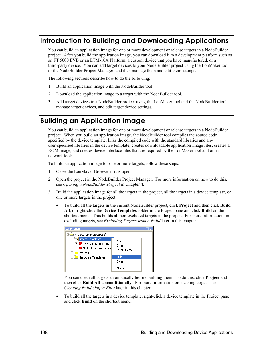 Building an application image, Building an application image in ch, See building an application image | Ly. see building an application image | Echelon NodeBuilder FX User Manual | Page 212 / 300