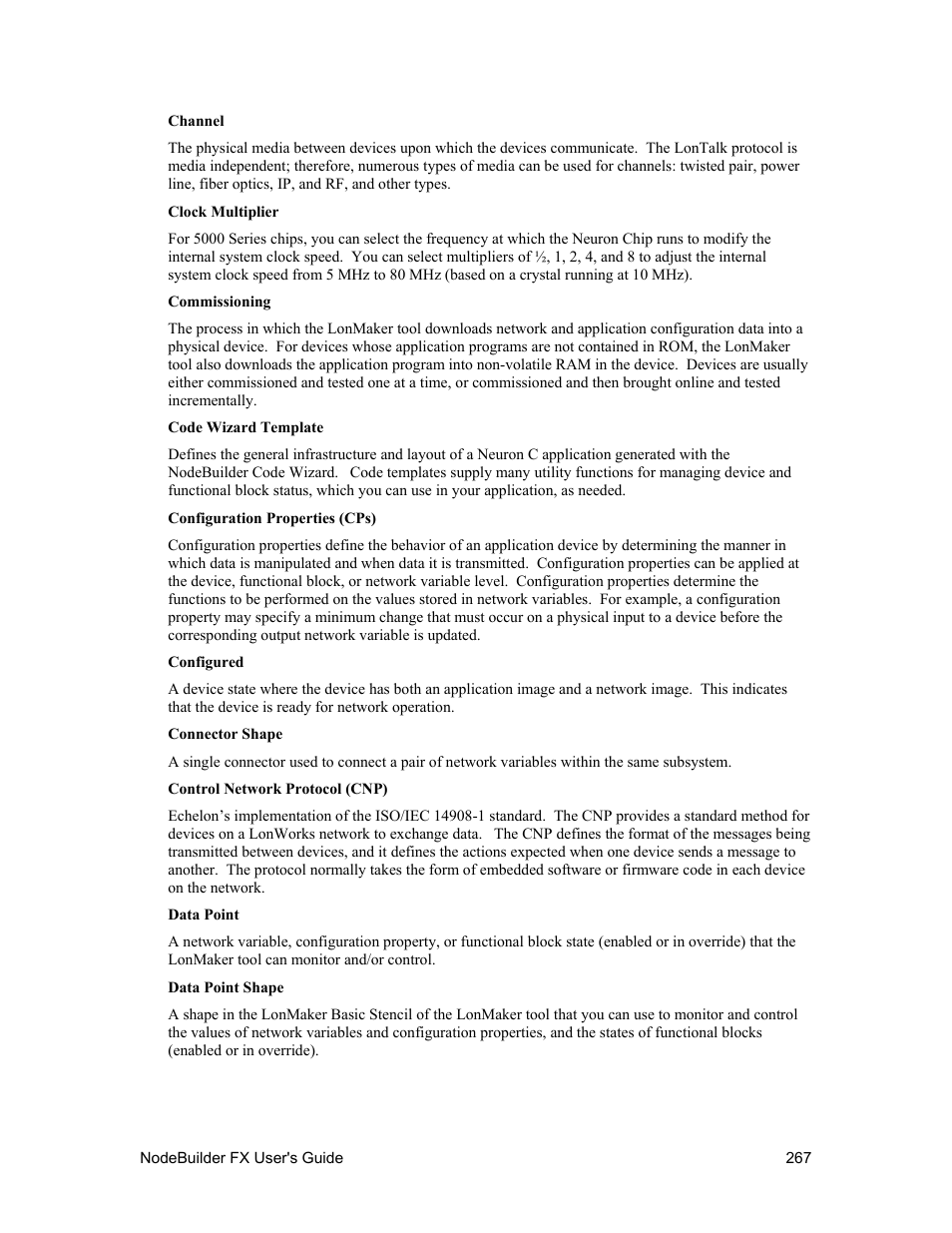Echelon NodeBuilder FX User Manual | Page 281 / 300