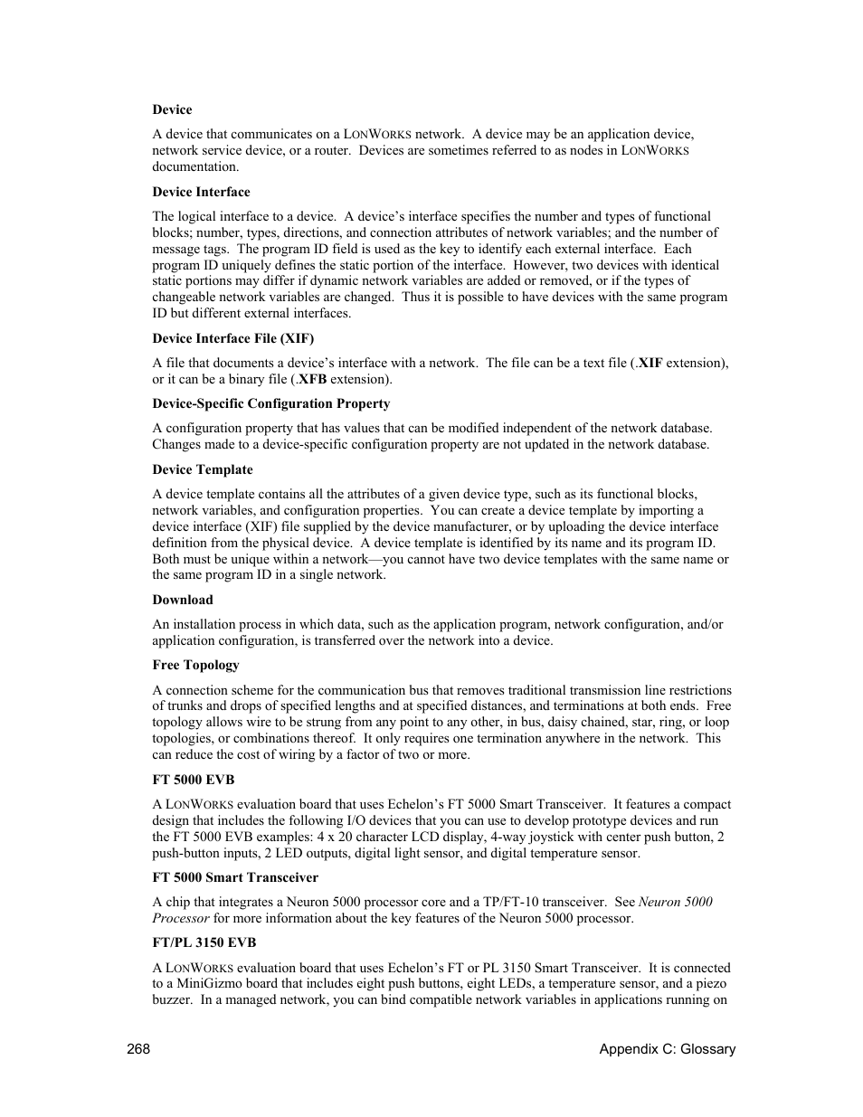 Echelon NodeBuilder FX User Manual | Page 282 / 300