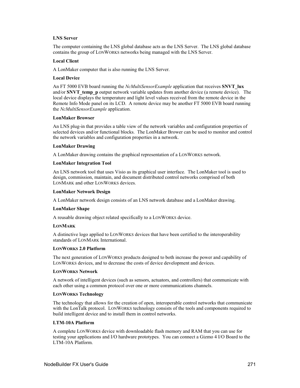 Echelon NodeBuilder FX User Manual | Page 285 / 300
