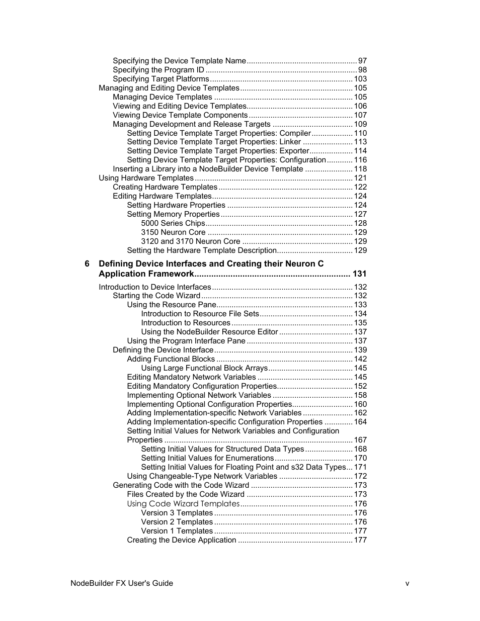 Echelon NodeBuilder FX User Manual | Page 5 / 300