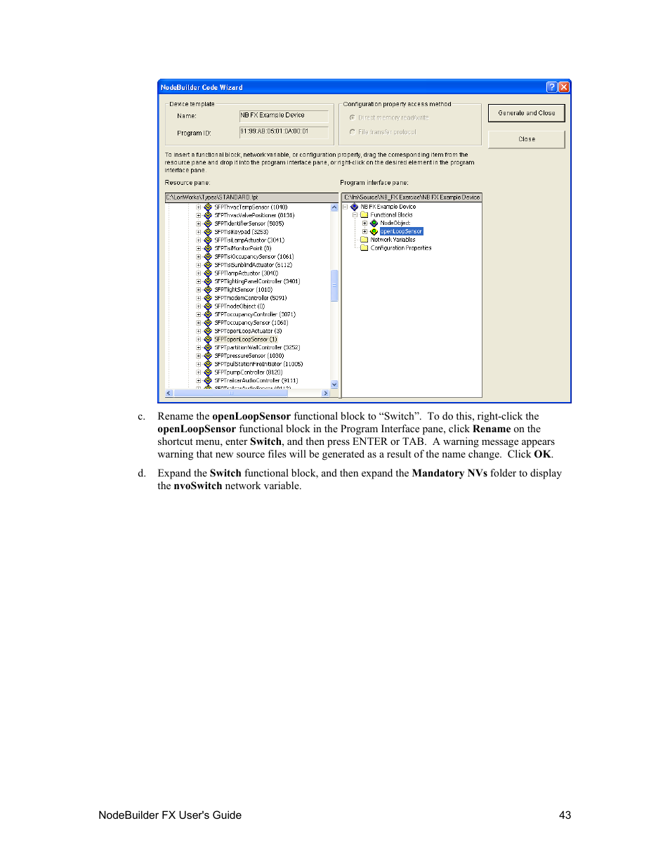 Echelon NodeBuilder FX User Manual | Page 57 / 300