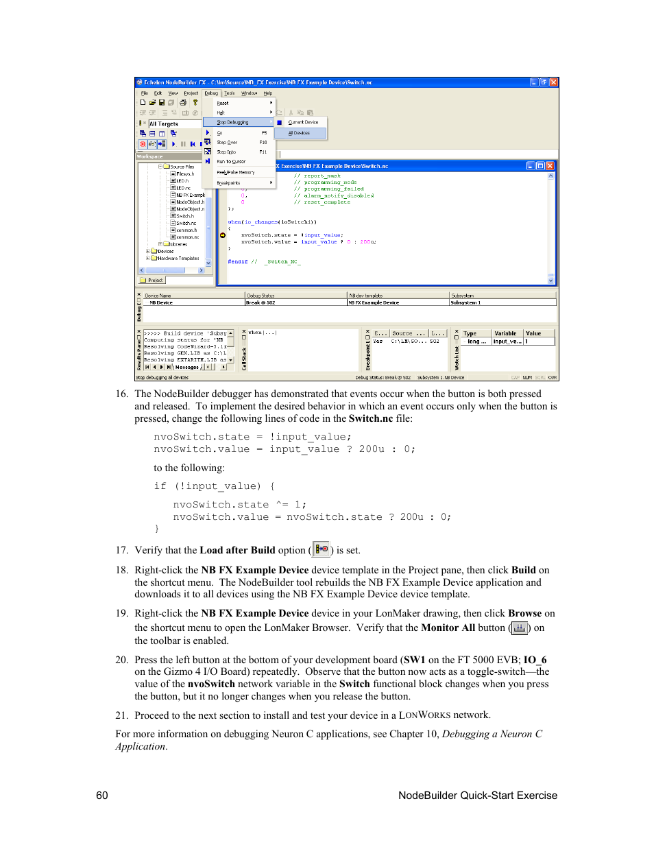 Echelon NodeBuilder FX User Manual | Page 74 / 300