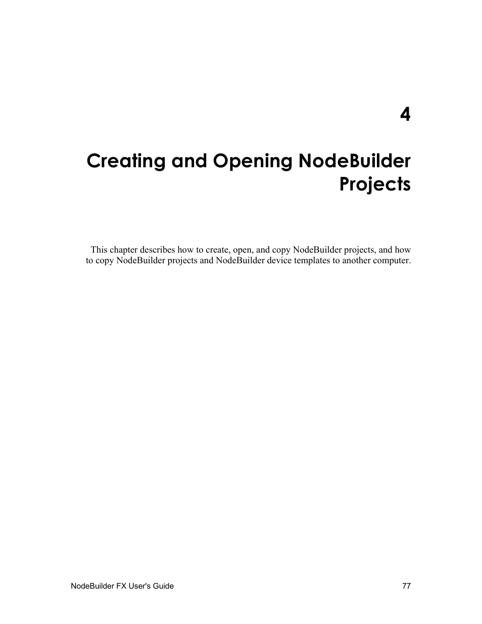 4 creating and opening nodebuilder projects, Creating and opening nodebuilder projects, 4creating and opening nodebuilder projects | Echelon NodeBuilder FX User Manual | Page 91 / 300