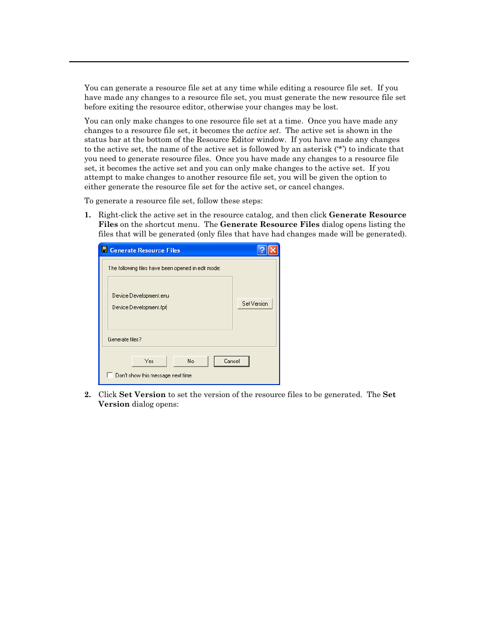 Generating resource files | Echelon NodeBuilder Resource Editor User Manual | Page 78 / 90