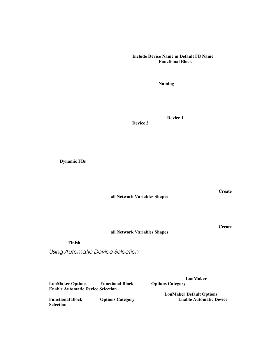 Using automatic device selection | Echelon LonMaker User Manual | Page 103 / 423