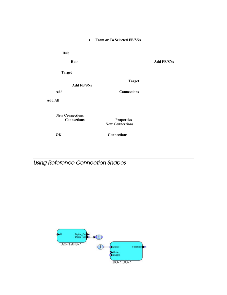 Using reference connection shapes | Echelon LonMaker User Manual | Page 133 / 423