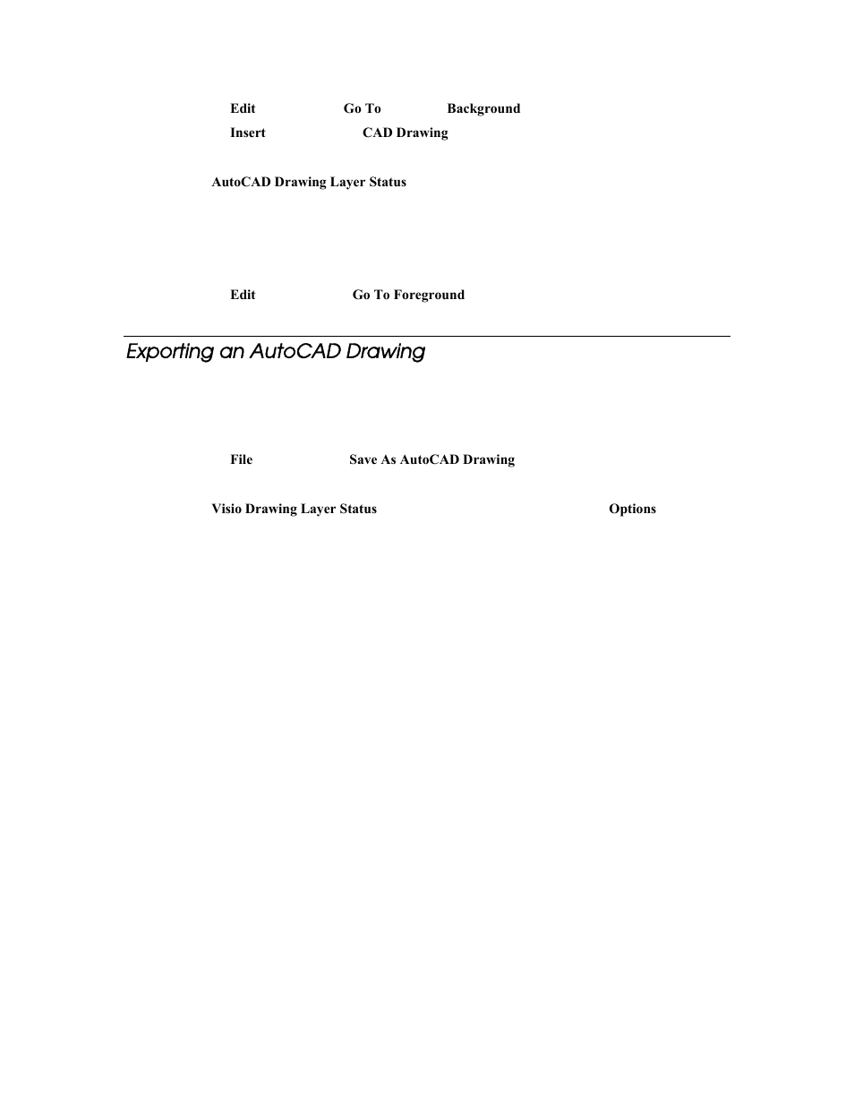 Exporting an autocad drawing | Echelon LonMaker User Manual | Page 158 / 423