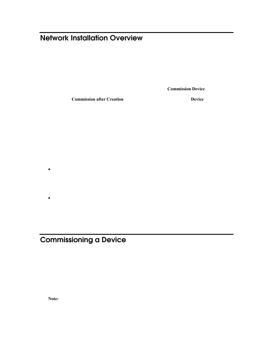 Network installation overview, Commissioning a device | Echelon LonMaker User Manual | Page 160 / 423