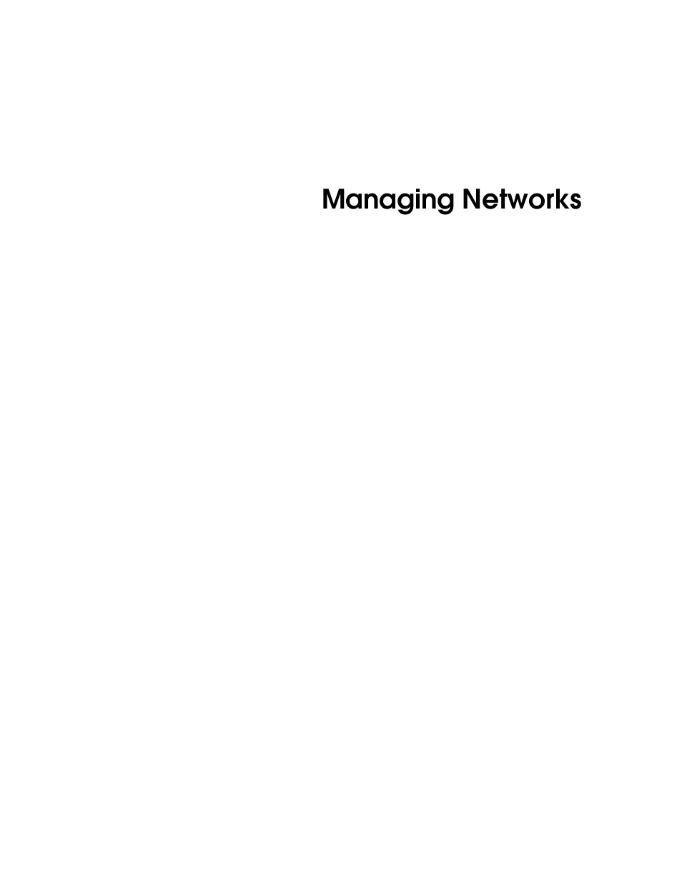 Chapter 8: managing networks, 8managing networks | Echelon LonMaker User Manual | Page 269 / 423