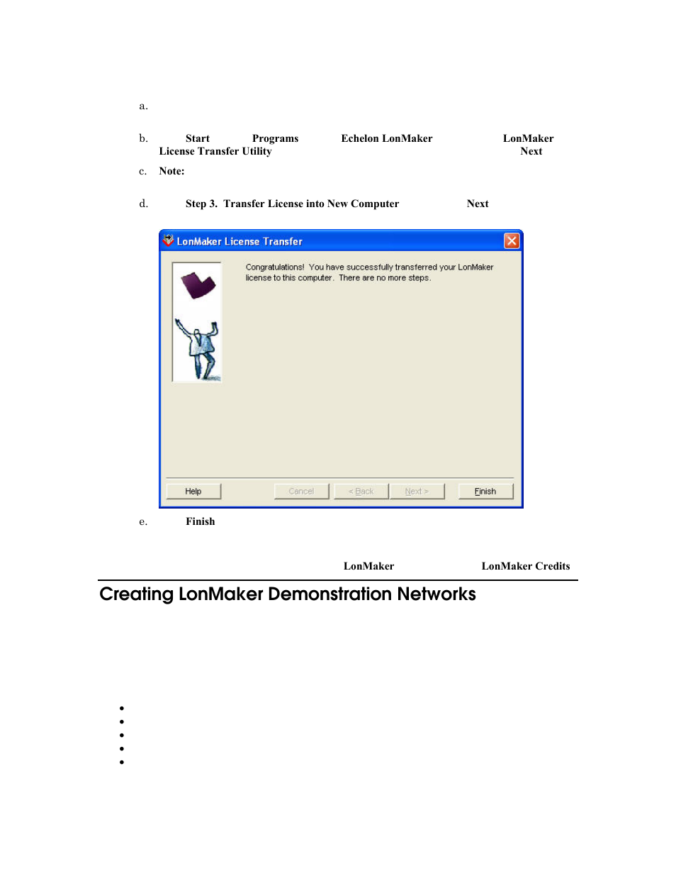 Creating lonmaker demonstration networks | Echelon LonMaker User Manual | Page 307 / 423