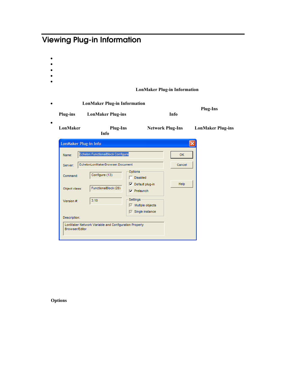 Viewing plug-in information | Echelon LonMaker User Manual | Page 312 / 423