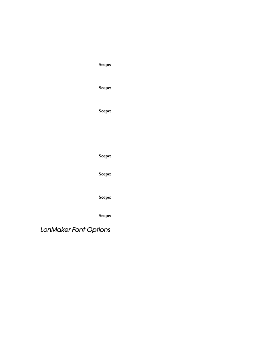 Lonmaker font options | Echelon LonMaker User Manual | Page 348 / 423