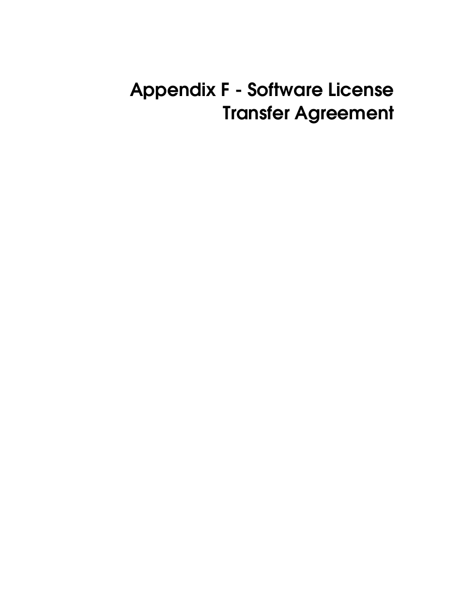 Appendix f - software license transfer agreement | Echelon LonMaker User Manual | Page 391 / 423