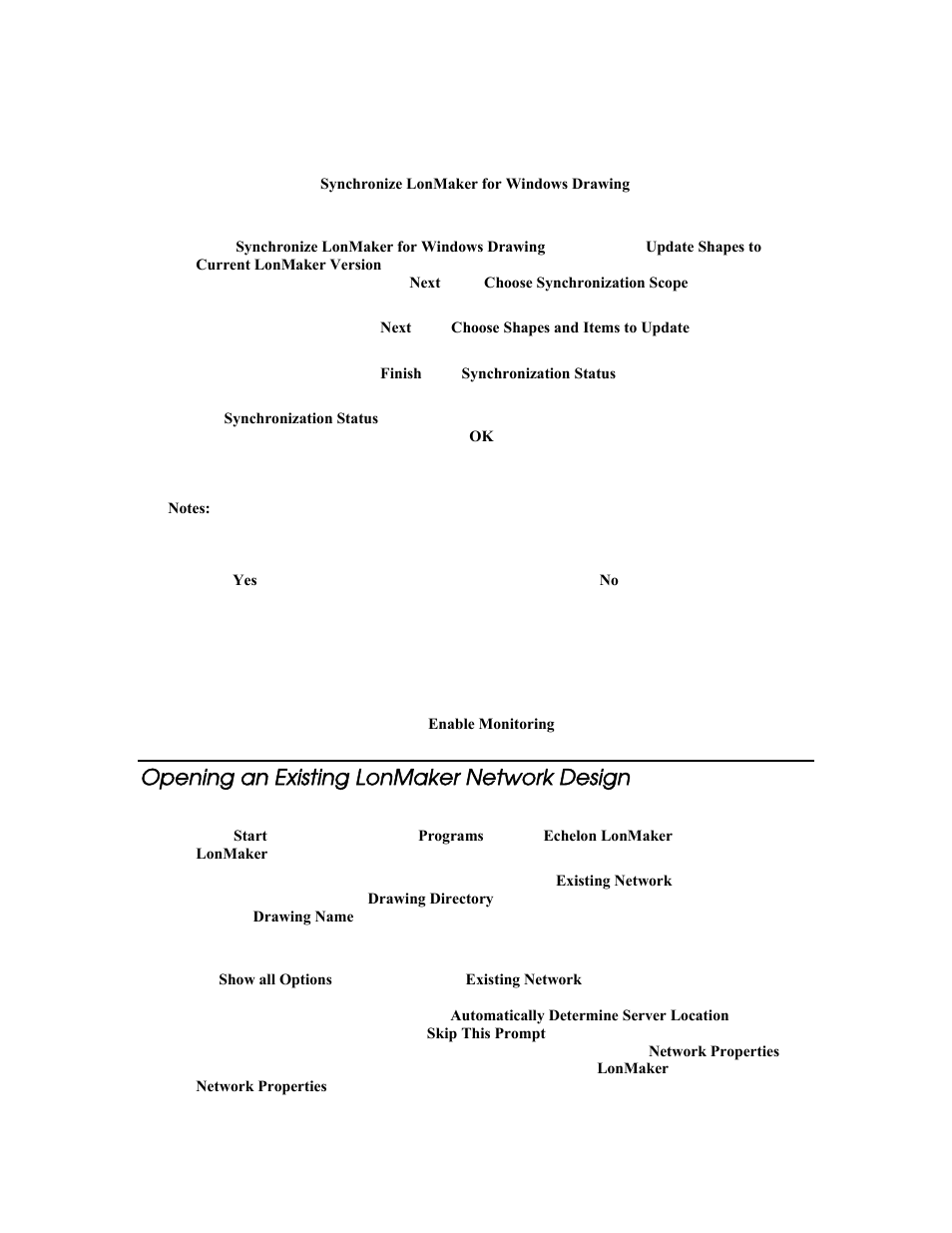 Opening an existing lonmaker network design | Echelon LonMaker User Manual | Page 73 / 423