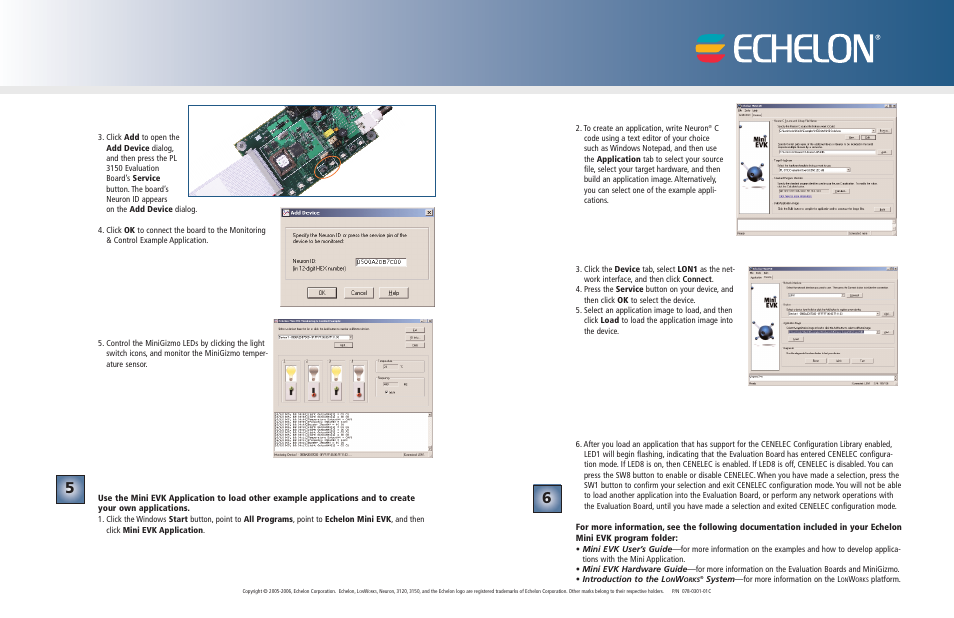 Echelon Mini EVK PL-20N User Manual | Page 2 / 2