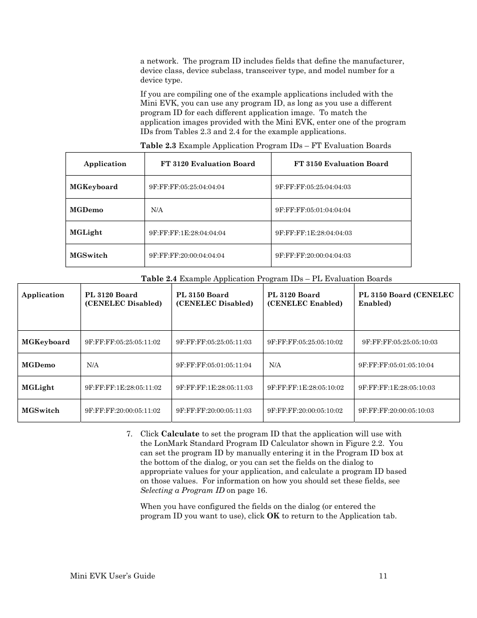 Echelon Mini EVK User Manual | Page 17 / 98