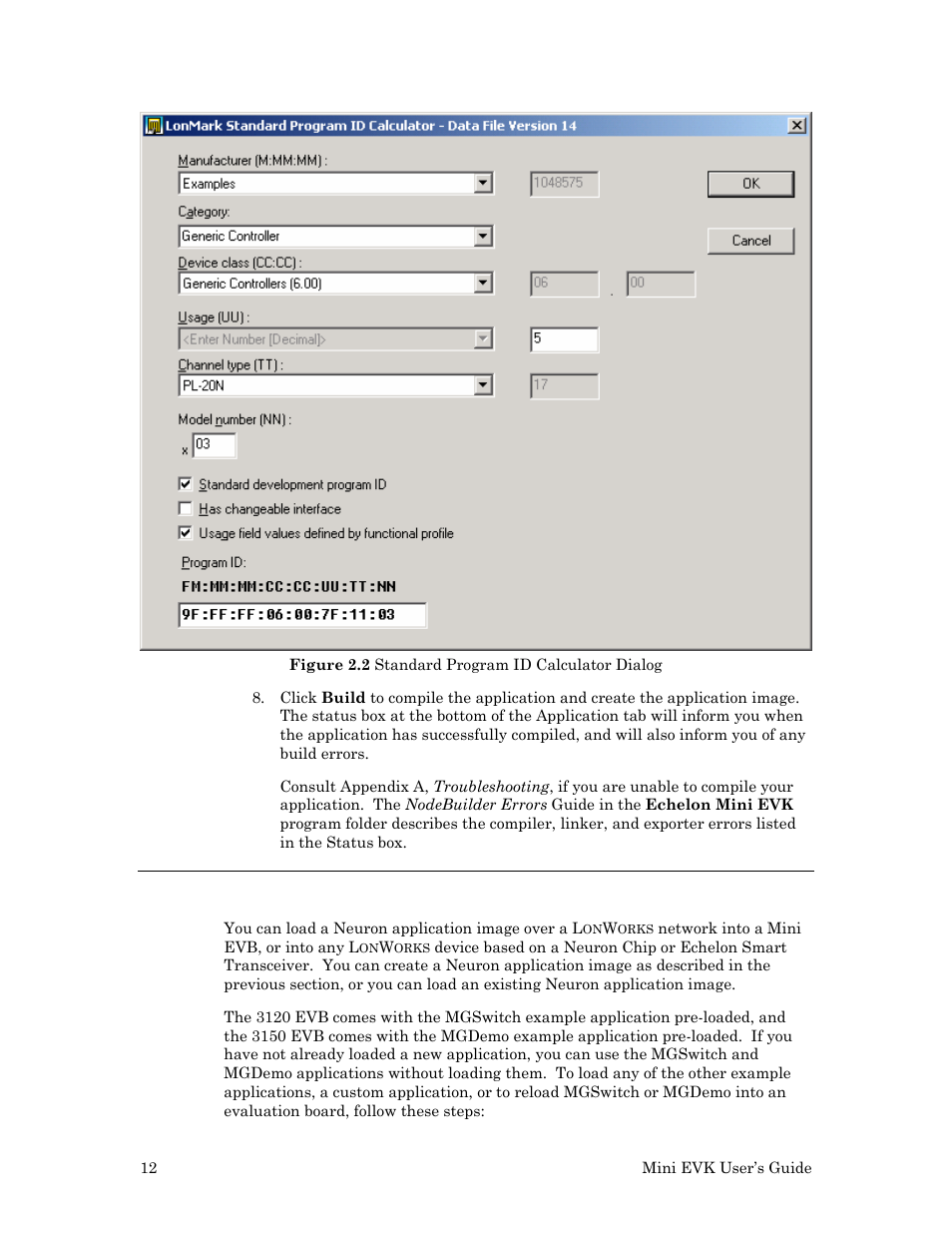 Loading a neuron c application image | Echelon Mini EVK User Manual | Page 18 / 98