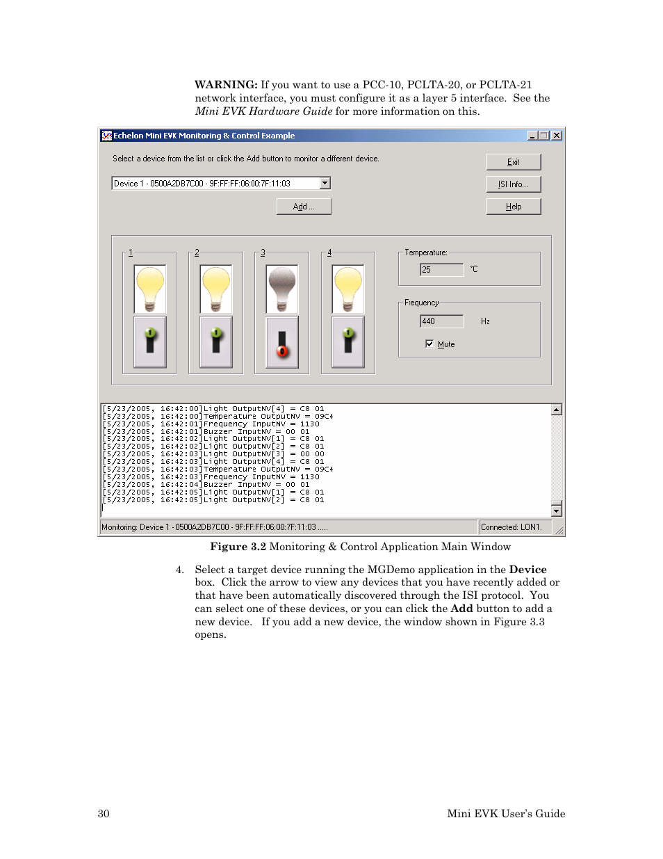 Echelon Mini EVK User Manual | Page 36 / 98