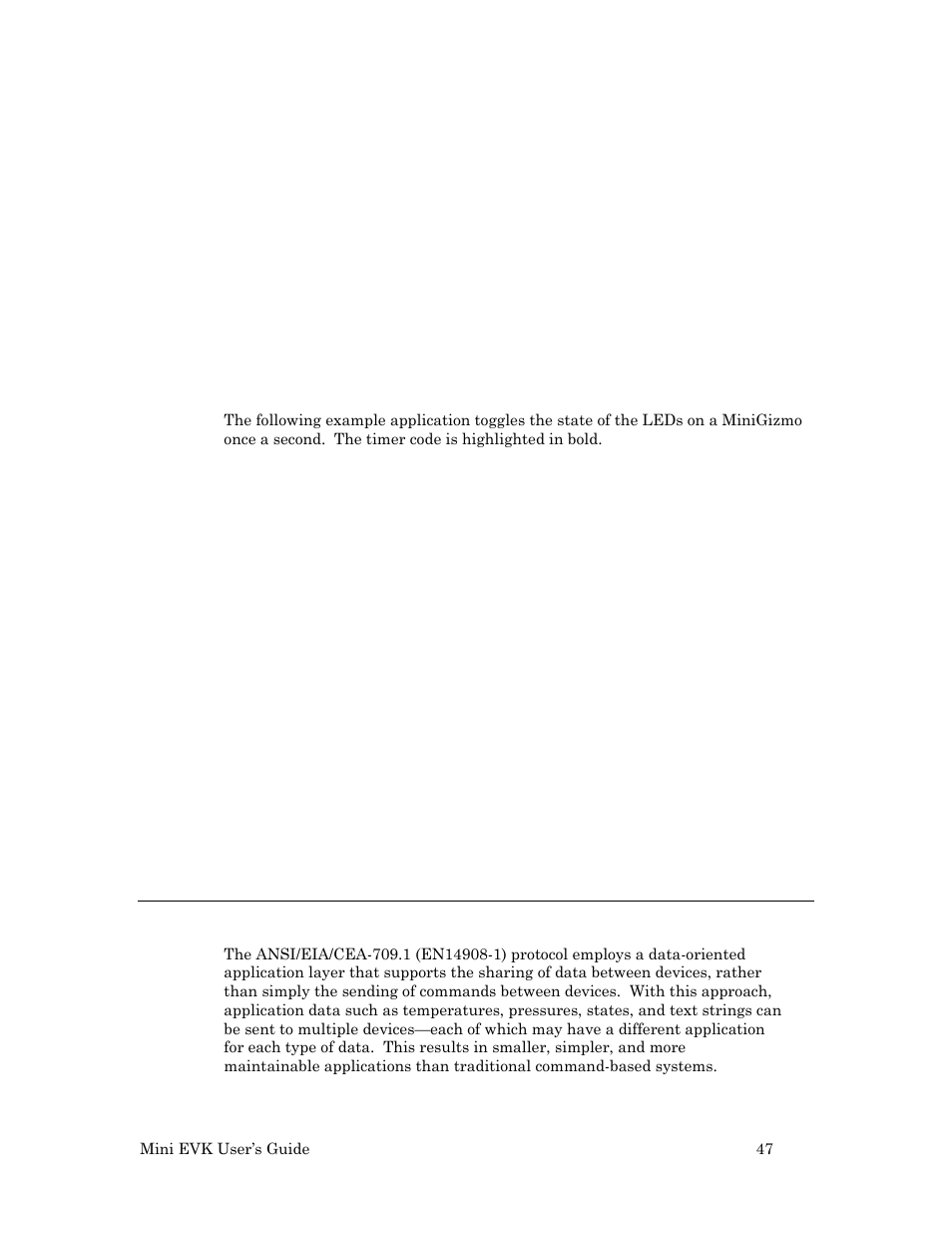 Network variables, Digital actuator example | Echelon Mini EVK User Manual | Page 53 / 98