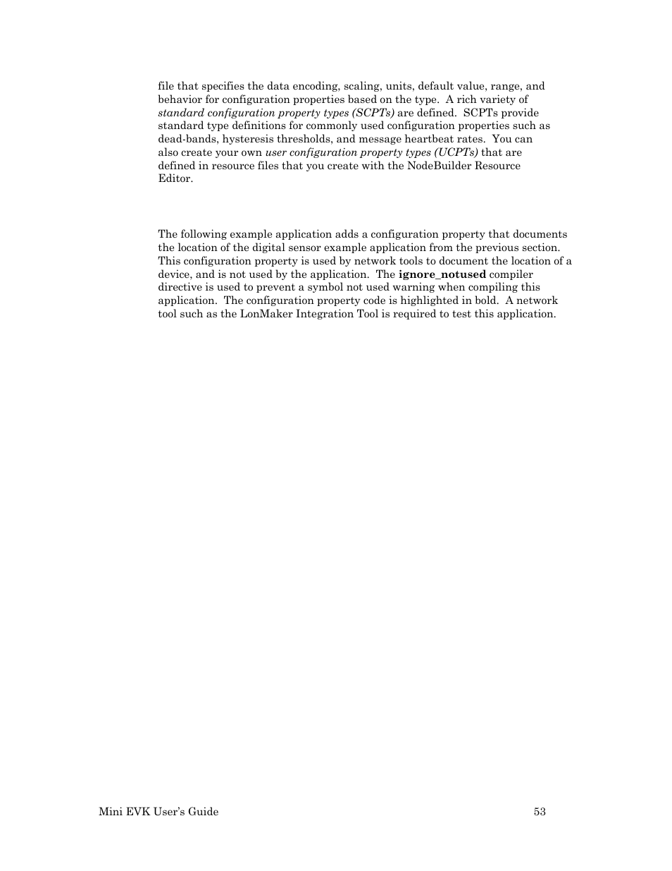 Digital sensor example | Echelon Mini EVK User Manual | Page 59 / 98