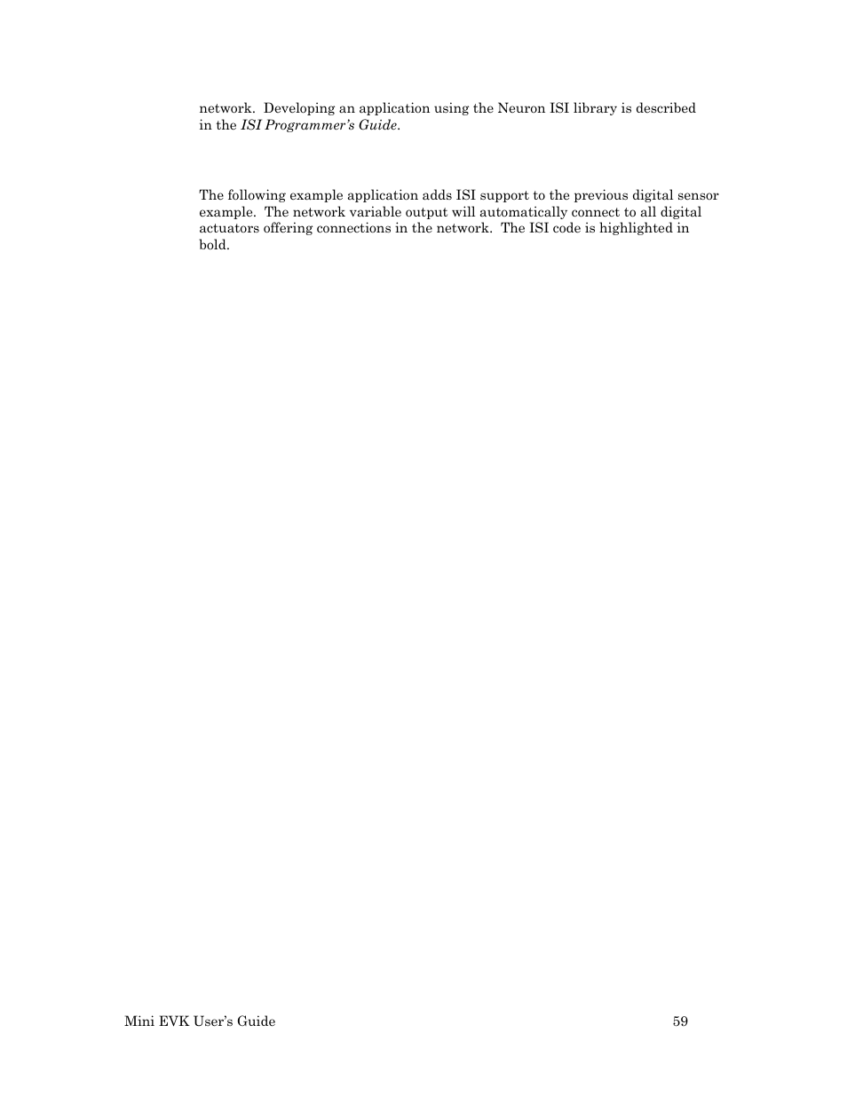 Digital sensor example | Echelon Mini EVK User Manual | Page 65 / 98