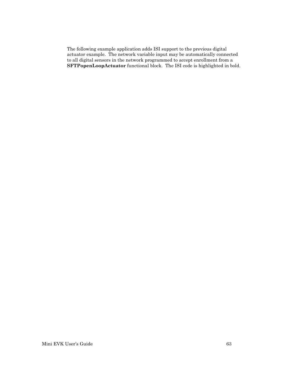Digital actuator example | Echelon Mini EVK User Manual | Page 69 / 98